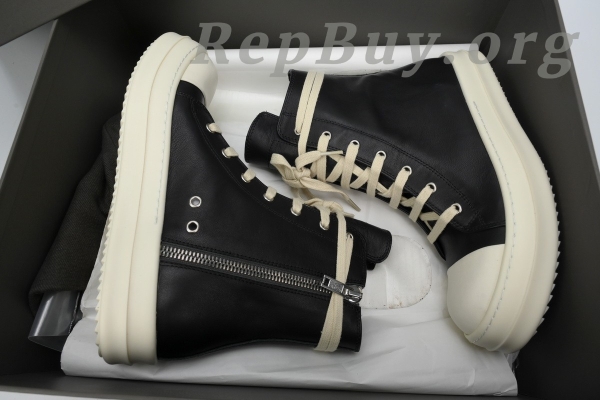 Rick Owens Phlegethon Leather High-Top Sneakers - 图片 9