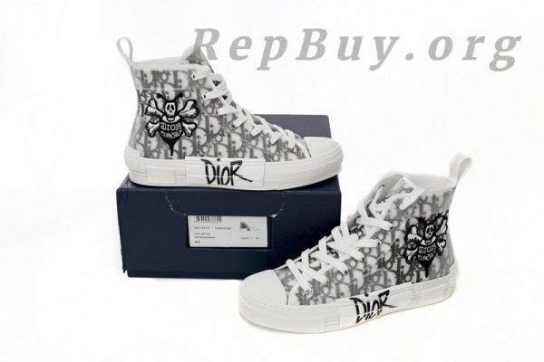 Dior And Shawn B23 High Top Bee Embroidery 3SH118YYO_H960 - 图片 14