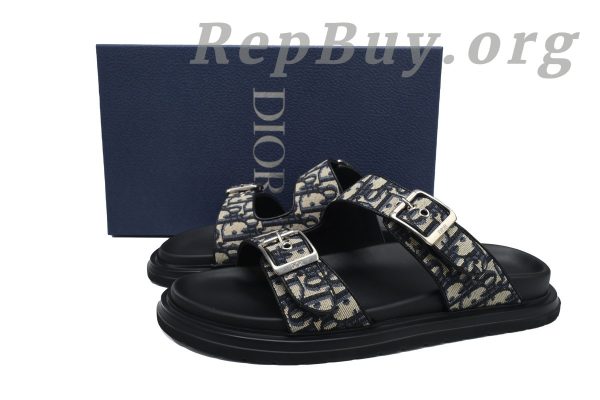 Dior Aqua Sandal replica, high quality Dior Oblique Jacquard sandals, best copy Dior 3SA135ZSA_H561, luxury designer sandals replica, Dior beige and black sandals, premium replica Dior shoes, 1:1 Dior Aqua Sandal, top quality Dior footwear copy