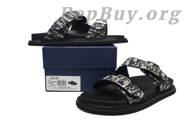 Dior Aqua Sandal replica, high quality Dior Oblique Jacquard sandals, best copy Dior 3SA135ZSA_H561, luxury designer sandals replica, Dior beige and black sandals, premium replica Dior shoes, 1:1 Dior Aqua Sandal, top quality Dior footwear copy