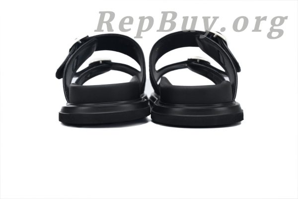 Dior Aqua Sandal replica, high quality Dior Oblique Jacquard sandals, best copy Dior 3SA135ZSA_H969, luxury designer sandals dupes, premium replica black Dior sandals, 1:1 quality Dior Aqua Sandal