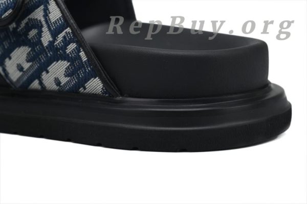 Dior Aqua Sandal Blue Dior Oblique Jacquard 3SA135ZSA_H969 - 图片 7