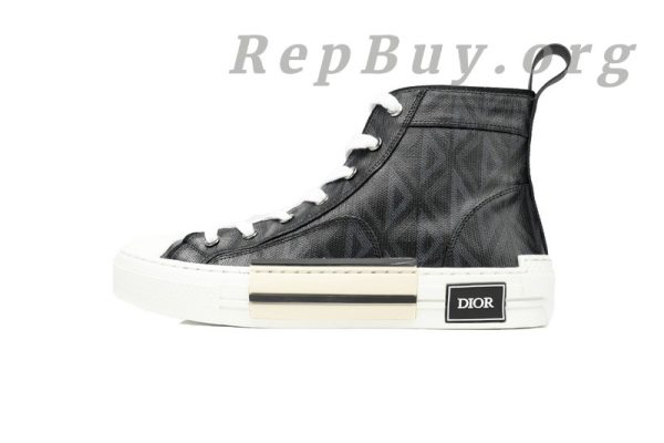 Dior B23 High Top Black CD Diamond 3SN272ZIR 16536