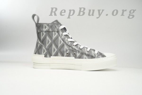 Dior B23 replica, high top sneakers replica, Dior B23 high top gray, best Dior B23 copy, luxury replica sneakers, 1:1 Dior B23, CD Diamond replica, high quality Dior knockoffs, designer shoes replica, Dior B23 3SH118ZPP_H868