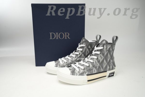 Dior B23 replica, high top sneakers replica, Dior B23 high top gray, best Dior B23 copy, luxury replica sneakers, 1:1 Dior B23, CD Diamond replica, high quality Dior knockoffs, designer shoes replica, Dior B23 3SH118ZPP_H868