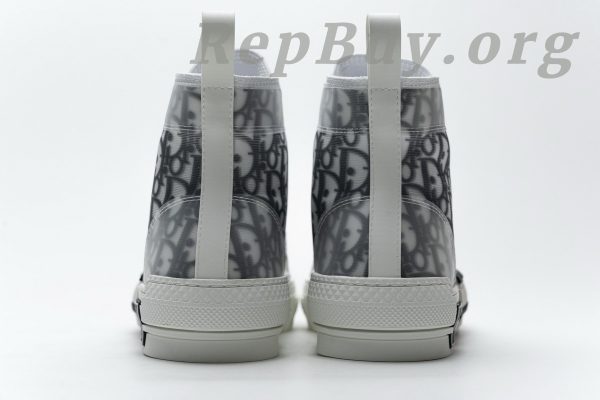 Dior B23 High Top Logo Oblique 3SH118YJR HIGH H063(BLACK) - 图片 4