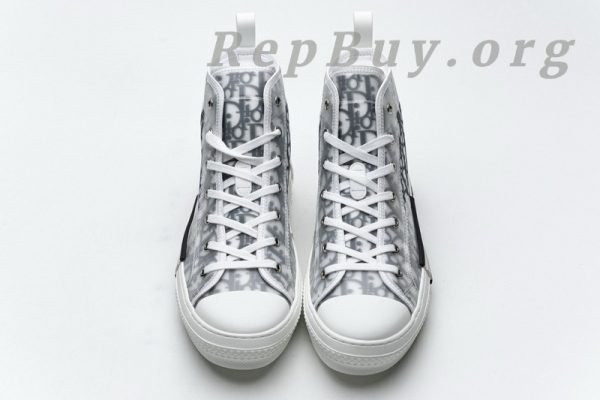 Dior B23 High Top Logo Oblique 3SH118YJR HIGH H063(BLACK) - 图片 6