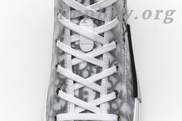 Dior B23 High Top Logo Oblique 3SH118YJR HIGH H063(BLACK) - 图片 11