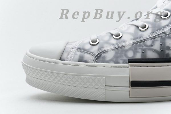 Dior B23 High Top Logo Oblique 3SH118YJR HIGH H063(BLACK) - 图片 13