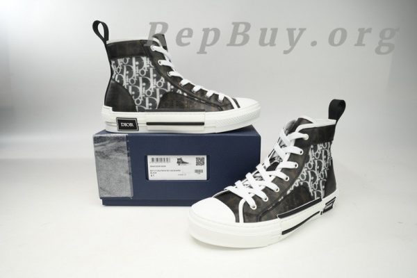 Dior B23 HT Oblique Gaobang Black and White 3SN272ZIR 16536 - 图片 12