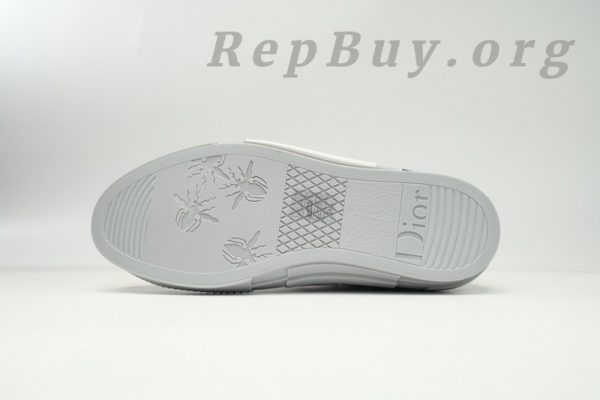 Dior B23 HT Oblique Low Cut Blue Gray 3SN272ZIR 16536 - 图片 4