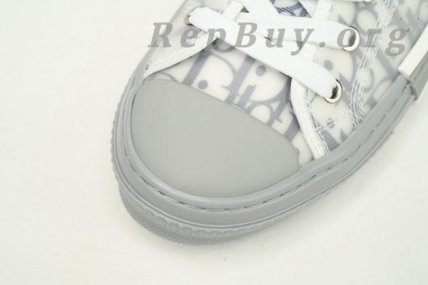 Dior B23 HT Oblique Low Cut Blue Gray 3SN272ZIR 16536 - 图片 6