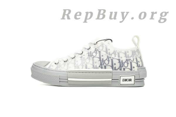 Dior B23 HT Oblique Low Cut Blue Gray 3SN272ZIR 16536