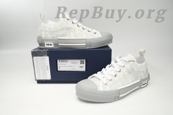 Dior B23 HT Oblique Low Rank Silver Gray 3SN272ZIR 16536 - 图片 13