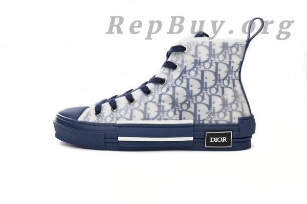 Dior B23 HT Oblique Transparency HIGH T00962H565 White Blue - 图片 2