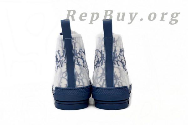 Dior B23 HT Oblique Transparency HIGH T00962H565 White Blue - 图片 4