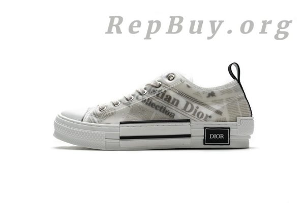 Dior B23 Low Top Daniel Asham Newspaper 3SN249YUO_H069 - 图片 2