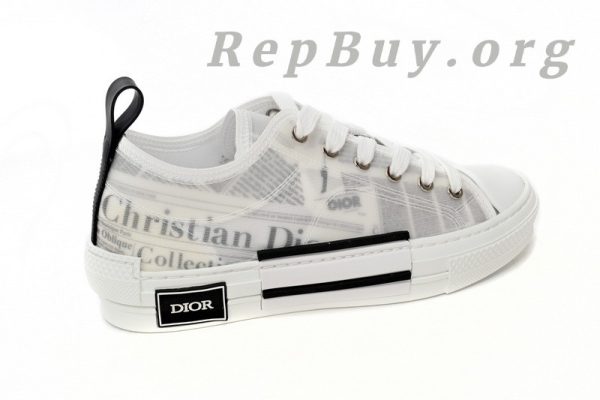 Dior B23 Low Top Daniel Asham Newspaper 3SN249YUO_H069 - 图片 9