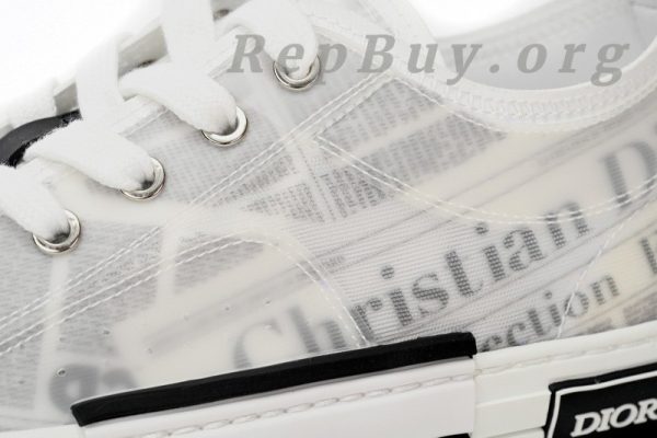 Dior B23 Low Top Daniel Asham Newspaper 3SN249YUO_H069 - 图片 8