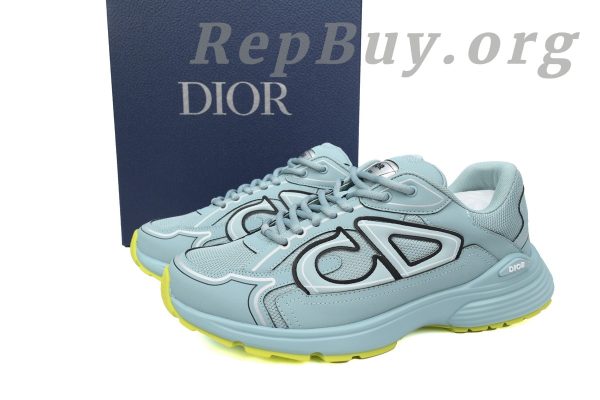 Dior B30 Sneaker Blue Mesh and Technical Fabric - 图片 11
