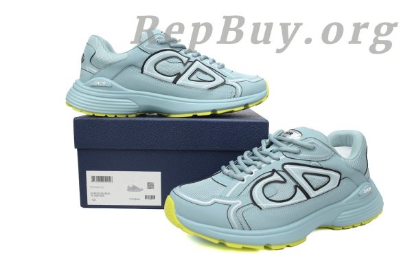 Dior B30 Sneaker Blue Mesh and Technical Fabric - 图片 10