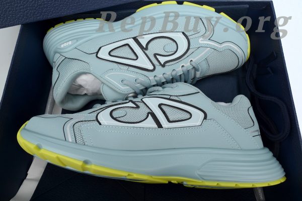 Dior B30 Sneaker Blue Mesh and Technical Fabric - 图片 12
