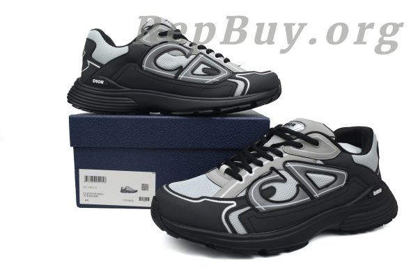 Dior B30 Sneakers Dark Grey 3SN27ZIR-16536 - 图片 12