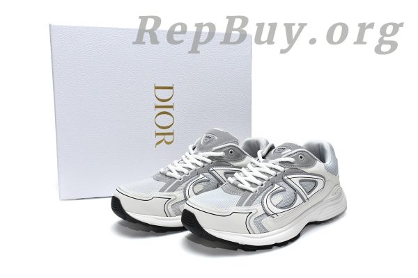 Dior B30 Sneakers Gray White 3SN279ZLZ_H860 - 图片 14