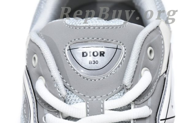 Dior B30 Sneakers Gray White 3SN279ZLZ_H860 - 图片 11
