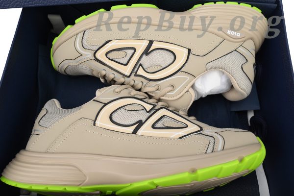Dior B30 Sneakers Khaki 3SN279ZMA-16141 - 图片 10