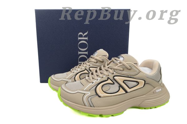 Dior B30 Sneakers Khaki 3SN279ZMA-16141 - 图片 11