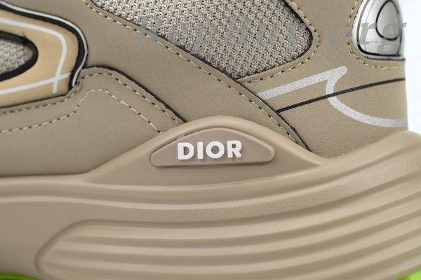 Dior B30 Sneakers Khaki 3SN279ZMA-16141 - 图片 9