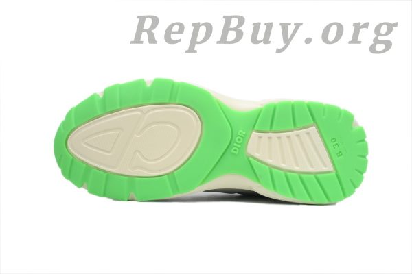 Dior B30 Sneakers Reflective CD30 Cream Green 3SN279ZRD-H166 - 图片 4