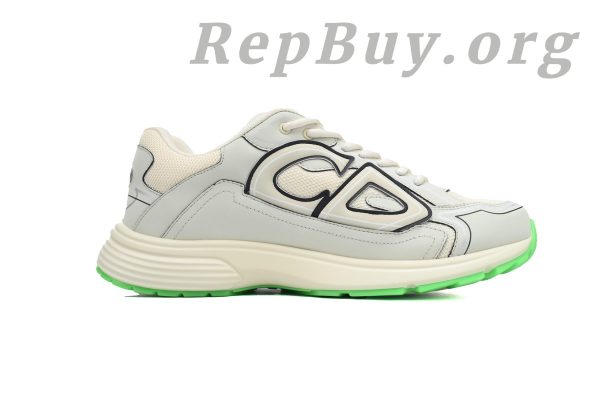 Dior B30 Sneakers Reflective CD30 Cream Green 3SN279ZRD-H166 - 图片 2