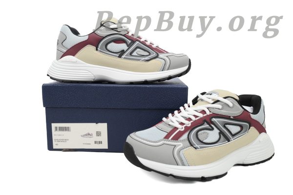 Dior B30 Sneakers White Brown Beige 3SN279ZMA-16141 - 图片 11