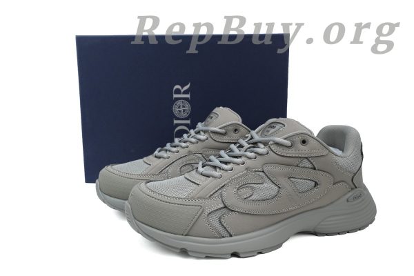 Dior B30 x Stone Island Sneaker Grey CK241115 - 图片 11