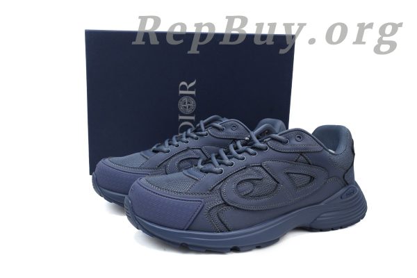 Dior B30 x Stone Island Sneaker Navy Blue CK241115 - 图片 11