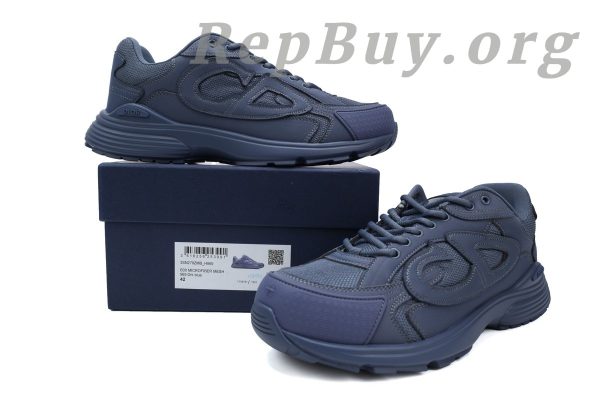 Dior B30 x Stone Island Sneaker Navy Blue CK241115 - 图片 12