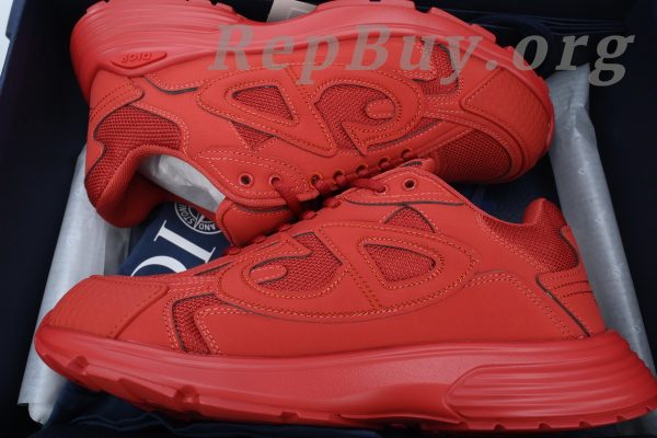 Dior B30 x Stone Island Sneaker Red CK241115, high quality replica Dior B30, best replica sneakers, Dior B30 Stone Island copy, luxury replica shoes, premium fake sneakers, designer replica footwear, top-tier Dior B30 dupes, exact copy Stone Island sneakers, perfect replica red sneakers