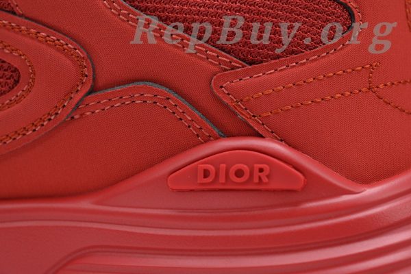 Dior B30 x Stone Island Sneaker Red CK241115, high quality replica Dior B30, best replica sneakers, Dior B30 Stone Island copy, luxury replica shoes, premium fake sneakers, designer replica footwear, top-tier Dior B30 dupes, exact copy Stone Island sneakers, perfect replica red sneakers