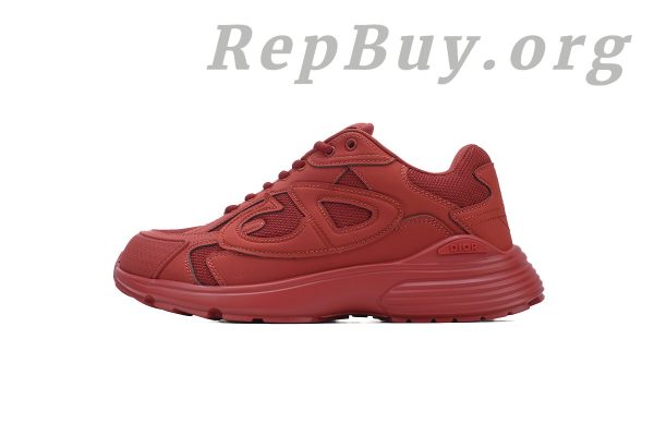 Dior B30 x Stone Island Sneaker Red CK241115, high quality replica Dior B30, best replica sneakers, Dior B30 Stone Island copy, luxury replica shoes, premium fake sneakers, designer replica footwear, top-tier Dior B30 dupes, exact copy Stone Island sneakers, perfect replica red sneakers
