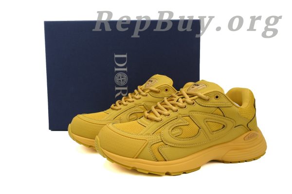 Dior B30 x Stone Island Sneaker Yellow CK241115 - 图片 11