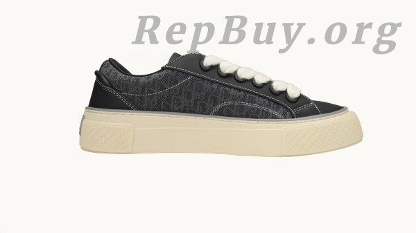 Dior B33 Sneaker Black Smooth Calfskin Oblique Jacquard 3SN272 ZIR1 6536 - Image 2