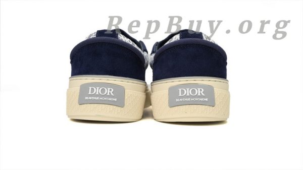 Dior B33 Sneaker Navy Blue Oblique Jacquard 3SN272 ZIR1 6536 - 图片 4