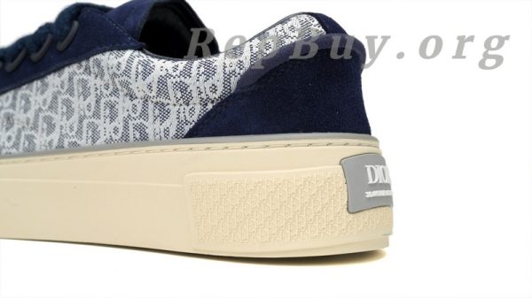 Dior B33 Sneaker Navy Blue Oblique Jacquard 3SN272 ZIR1 6536 - 图片 6