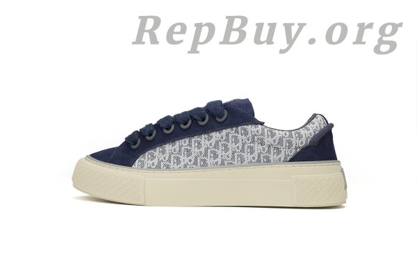 Dior B33 Sneaker Navy Blue Oblique Jacquard 3SN272 ZIR1 6536