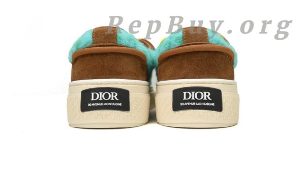 Dior B33 Sneaker Oblique Turquoise Brown 3SN272 ZIR1 6536 - 图片 4