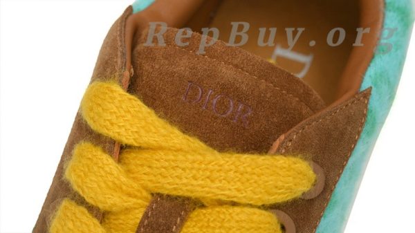 Dior B33 Sneaker Oblique Turquoise Brown 3SN272 ZIR1 6536 - 图片 8
