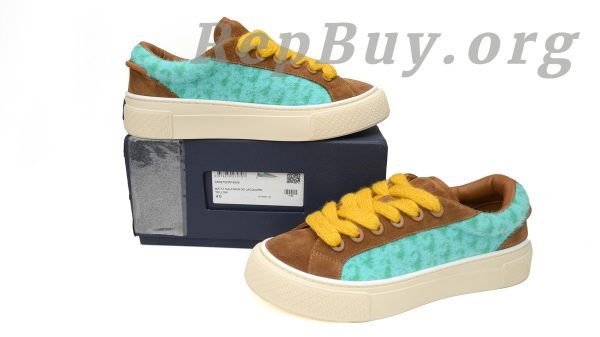 Dior B33 Sneaker Oblique Turquoise Brown 3SN272 ZIR1 6536 - 图片 13