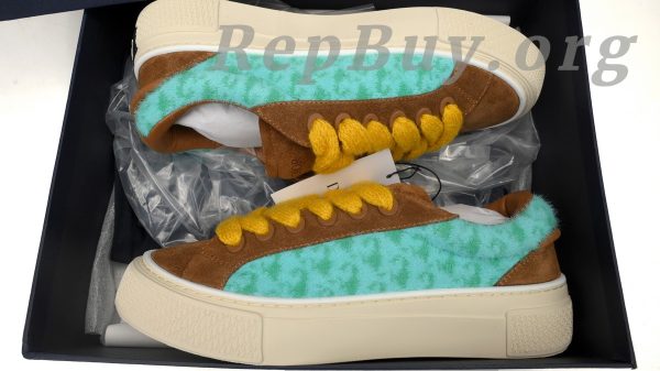Dior B33 Sneaker Oblique Turquoise Brown 3SN272 ZIR1 6536 - 图片 15